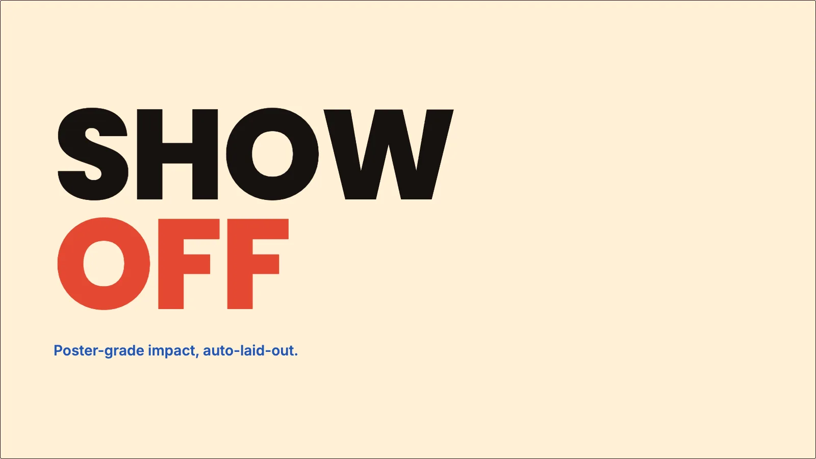 Poster Zine presentation theme slide preview